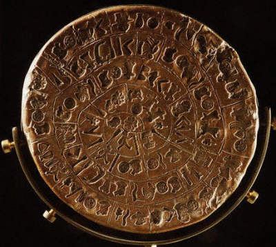 Side A of the Phaestos Disc