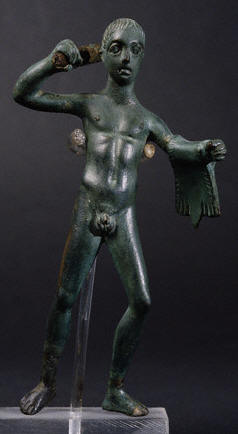 Etruscan Statuette of Hercules with Club