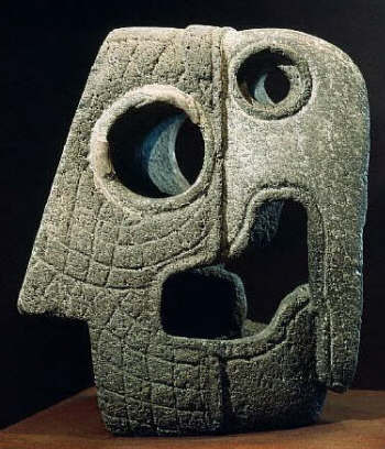 Xochicalco Marker for a Ball Game in the Shape of a Macaw's Head