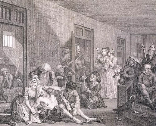 A Rake's Progress by William Hogarth