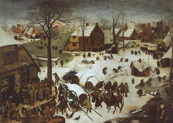 The Census at Bethlehem by Jan Brueghel the Elder, 1556