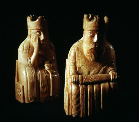 Chess Piece in Walrus Ivory