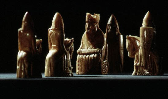 Chess Piece in Walrus Ivory