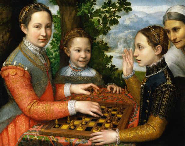 The Chess Game by Sofonisba Anguissola 1555