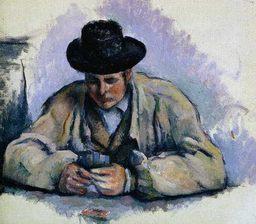 Study for The Cardplayers by Paul Cezanne ca. 1892