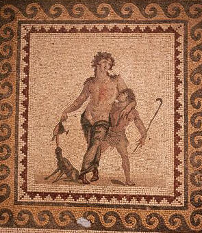 Roman Mosaic of Drunken Dionysus