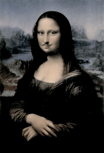 Mona Lisa scandal by Marcel Duchamp 1930