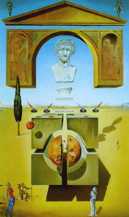 Dematerialization Near the Nose of Nero by Salvador Dali, 1947