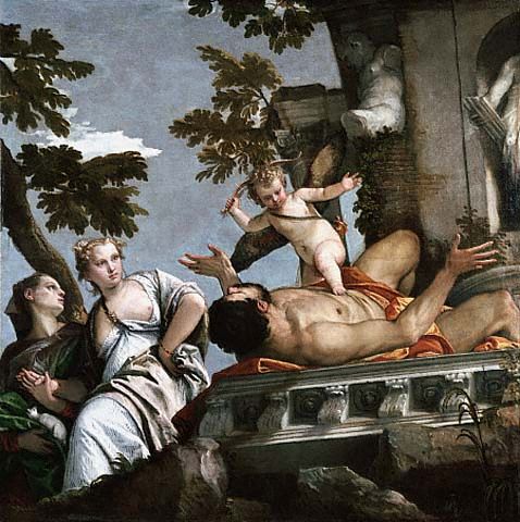 Allegory of Love, II ('Scorn') by Veronese, ca. 1570s