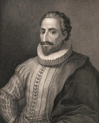 Portrait of Miguel de Cervantes Saavedra 1791