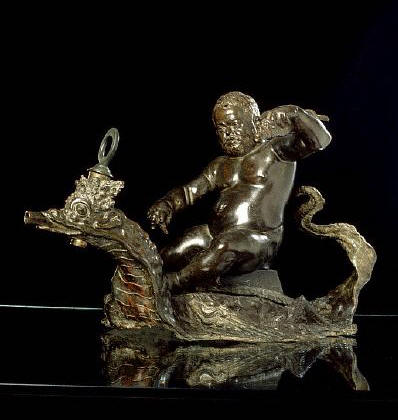 Dwarf Riding a Dragon by Giambologna and Vincenzo della Nepa 1583-1585