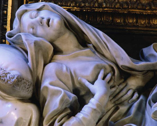 Blessed Ludovica Albertoni by Gian Lorenzo Bernini