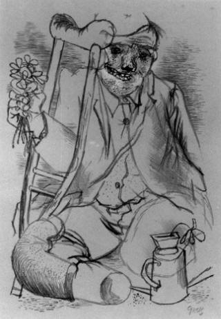 George Grosz. The Hero