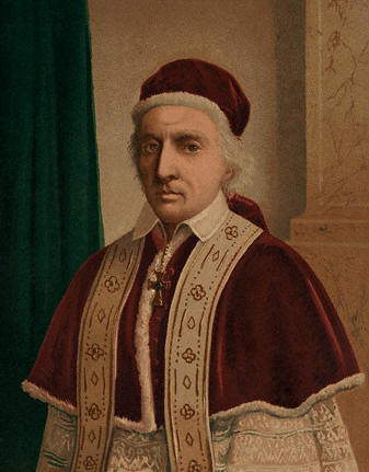 Pope Clement XII, who issued the first papal decree against the Freemasons in 1738