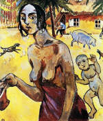      Michel Larionov A Gypsy Woman in Tiraspol