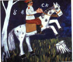      Michel Larionov Soldier on Horse