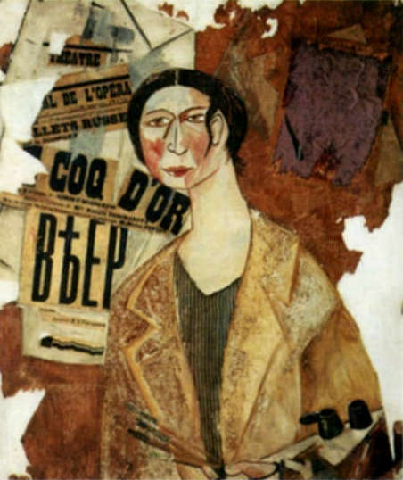      Michel Larionov Portrait of the Artist Natalia Goncharova