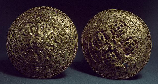 Viking Gold Brooches