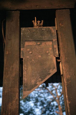 French Guillotine. Saigon, Vietnam