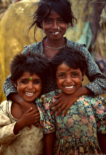 Pushkar gypsy kids