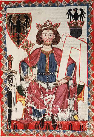 Portrait of Henry VI in the Codex Manessa 1305-1340