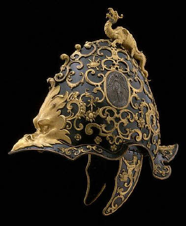 Helmet of Cosimo II by Gaspare Mola 17th 