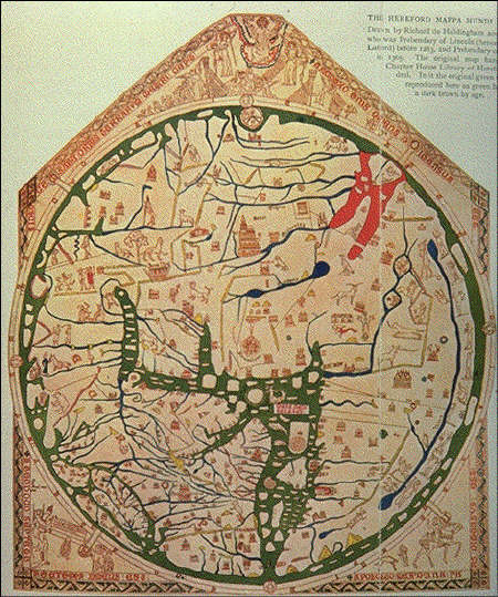 Hereford mappamundi, 1290