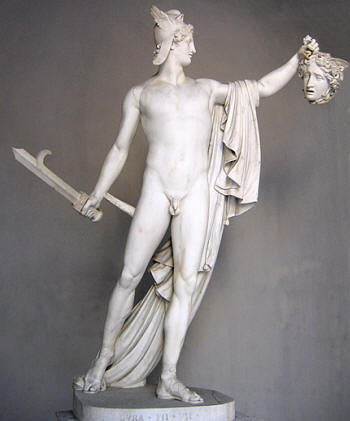 Perseus with the head of Medusa by Antonio Canova