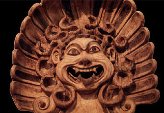 Medusa head from temple in southern sanctury at Veii