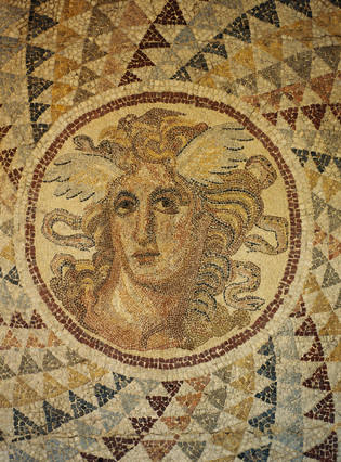 Ancient Greek Mosaic of Medusa
