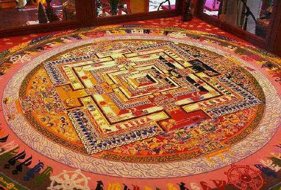 The Kalachakra sand mandala