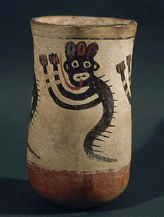 Nazca Vase With a Monkey . 3rd 