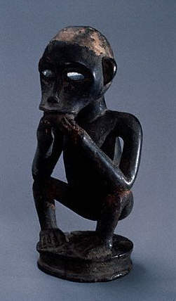 Nkisi of a Seated Monkey