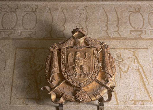 Napoleon's Coat of Arms at the Villetta dei Mulini