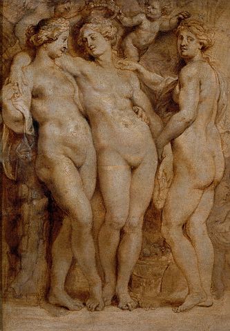 The Three Graces by Peter Paul Rubens ca. 1628-1630