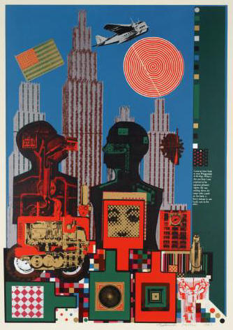 Eduardo Paolozzi Wittgenstein in New York 1964