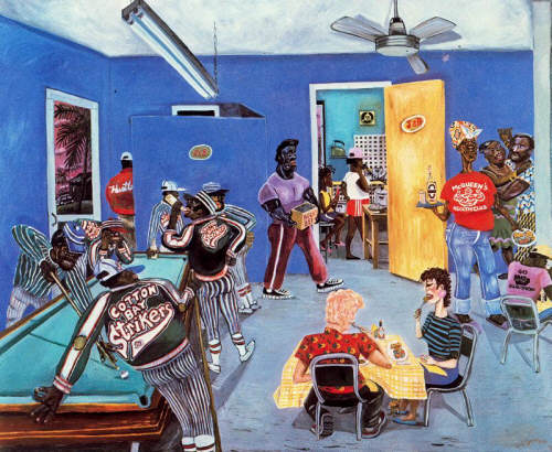 Red Grooms Blue Restaurant 1983