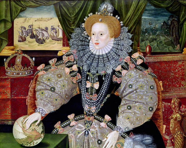 The Armada Portrait of Queen Elizabeth I by George Gower c.1588