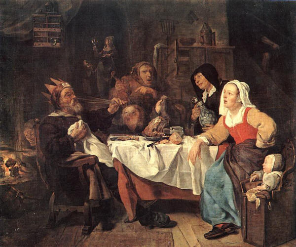 Gabriel Metsu, The Feast of the Bean King