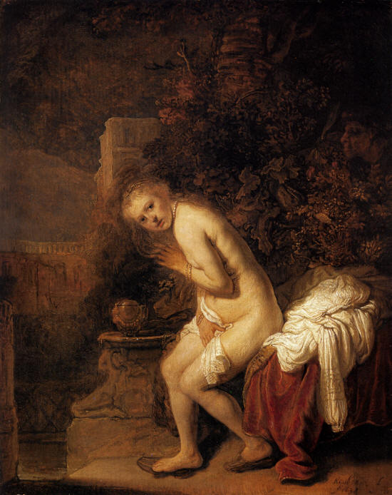 Susanna and the Elders by  Rembrandt
