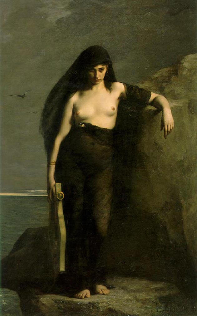 Sappho by Charles August Mengin