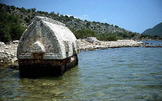 The Submerged Harbour of Aperlae: Lycian Sarcophagus