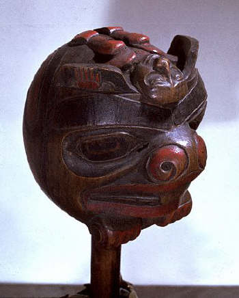 Wooden Shaman's Rattle