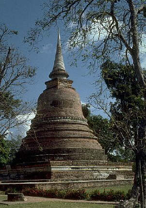 Chedi at Wat Chana Songgram, Thailand