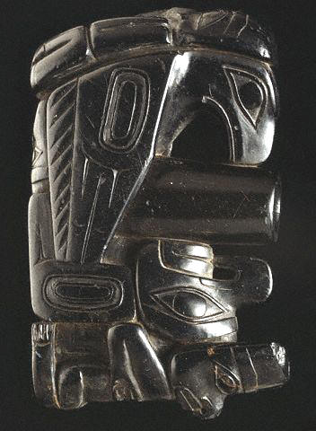 Haida Argillite Pipe