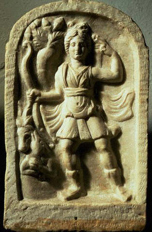 Stele With Diana as a Huntress 3rd A.D.