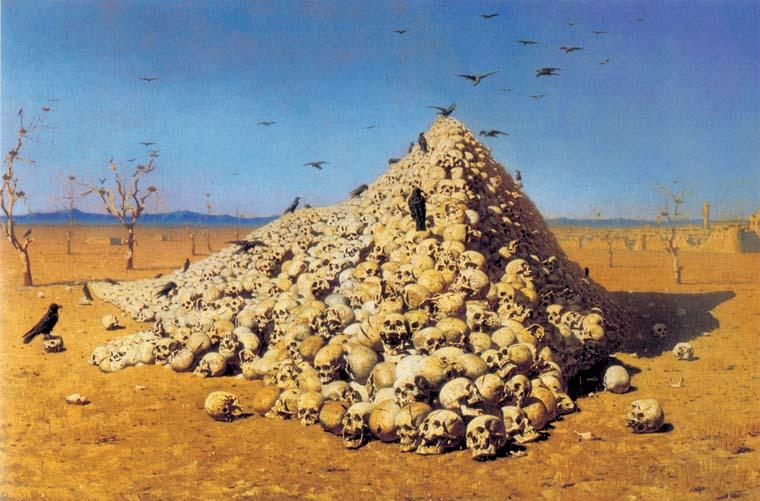 Vasily Vereshchagin. The Apotheosis of War. 1871