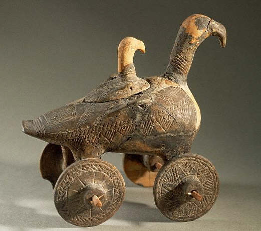 Bird Shaped Chariot Vessel