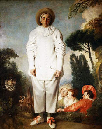 Gilles by Jean Antoine Watteau 1719